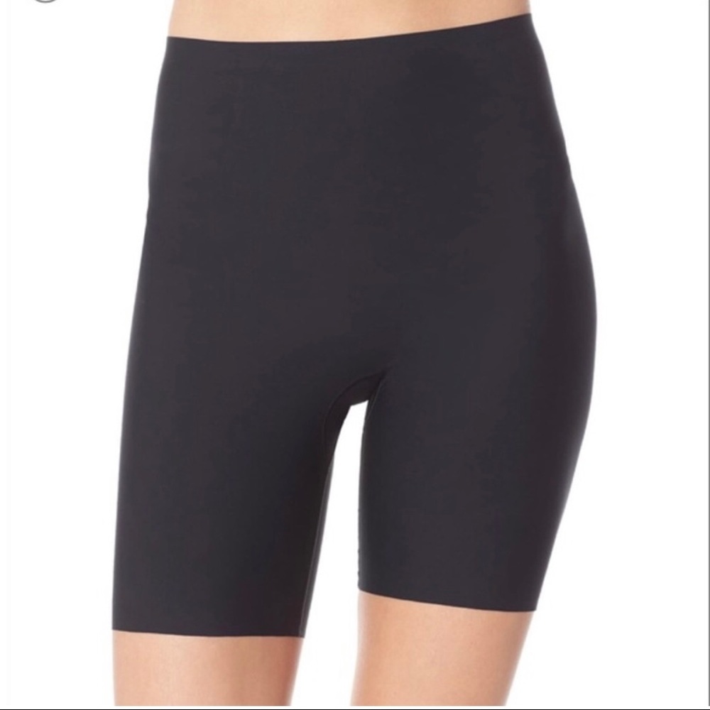 SPANX Assets Black Lightweight Thinstincts High Waisted Shapewear SHORTS…